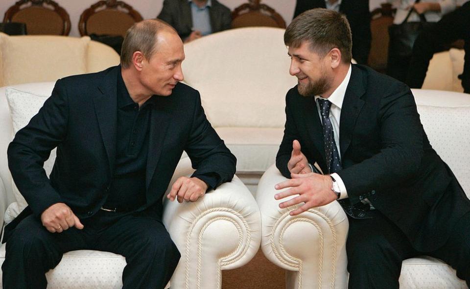 Vladimir Putin y Ramzan Kadyrov en 2007.