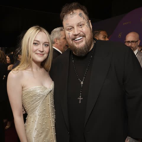 <p>Todd Williamson/Television Academy</p> Dakota Fanning and Jelly Roll