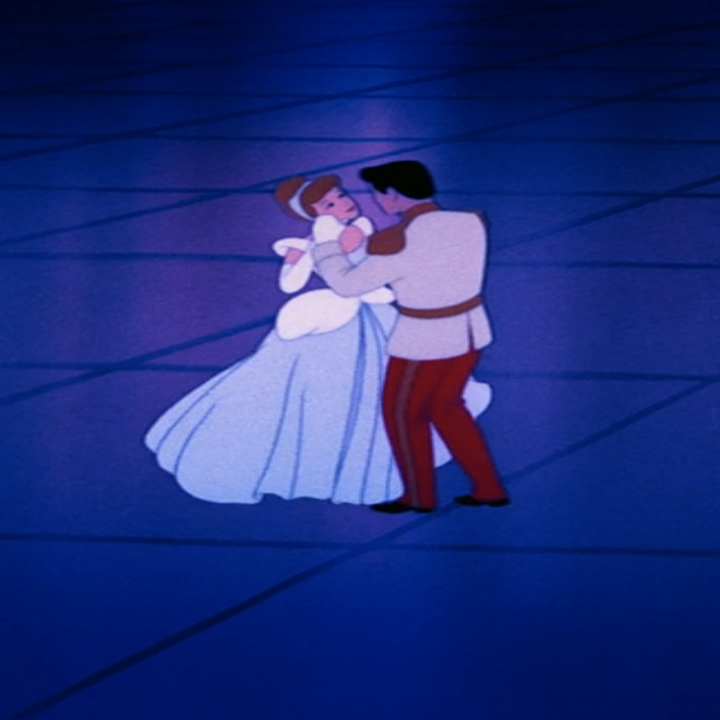 Animated Kit and Cinderella dancing