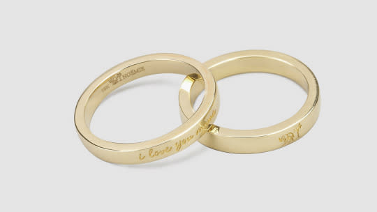 If you’re going to buy jewelry, check out Noémie, a direct-to-consumer brand that uses conflict-free diamonds, making them a more ethical and economical choice. This limited edition “I love you mama” ring also comes in French, Italian, Spanish, and Mandarin.