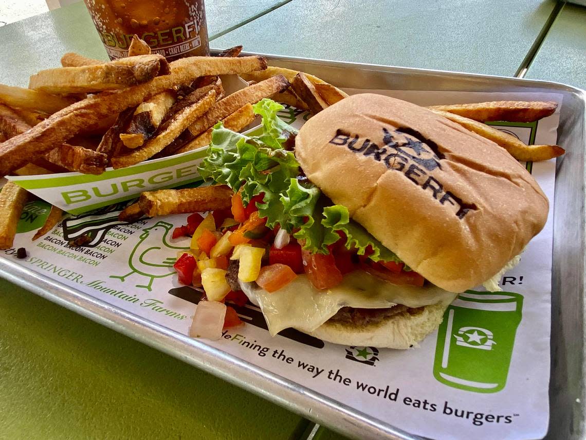 The Summer Smash Burger from BurgerFi.