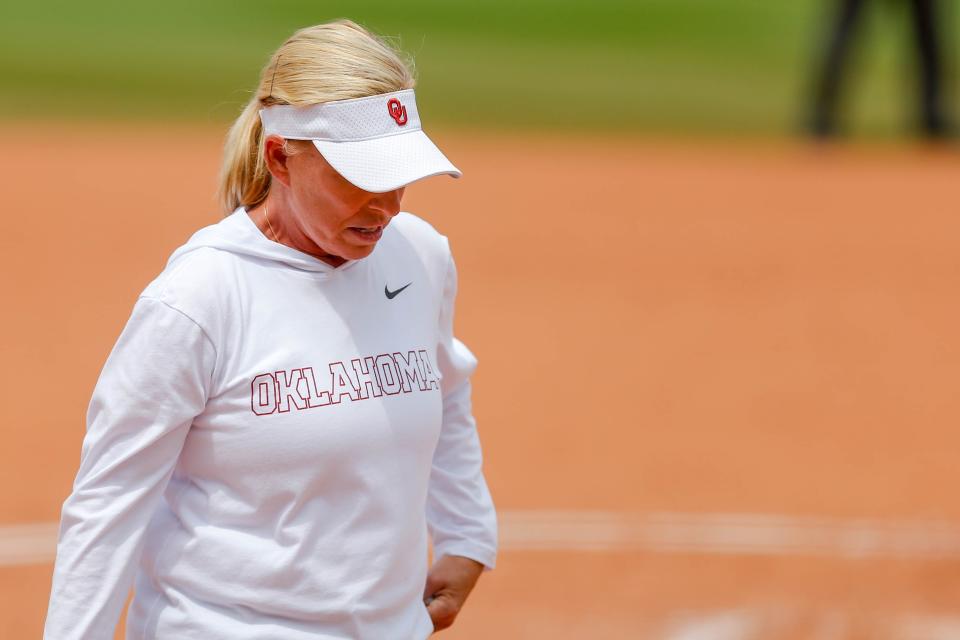 OU coach Patty Gasso said she felt good that her team took some momentum into Tuesday's game after holding Florida scoreless over the final inning.