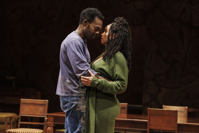 <p>Marc J. Franklin</p> William Jackson Harper and Anika Noni Rose in 'Uncle Vanya'