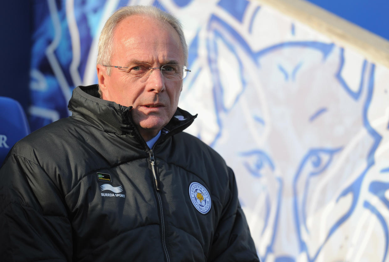 LEICESTER, ENGLAND - OCTOBER 22:  Leicester manager Sven-Goran Eriksson looks on during the npower Championship match between Leicester City and Millwall at the King Power Stadium on October 22, 2011 in Leicester, England.  (Photo by Michael Regan/Getty Images)