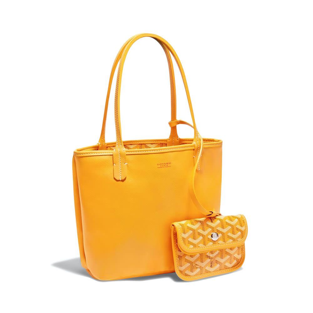 <p><a href="https://go.redirectingat.com?id=74968X1596630&url=https%3A%2F%2Fstockx.com%2Fgoyard-anjou-tote-mini-yellow&sref=https%3A%2F%2F" rel="nofollow noopener" target="_blank" data-ylk="slk:Shop Now;elm:context_link;itc:0;sec:content-canvas" class="link rapid-noclick-resp">Shop Now</a></p><p>Anjou Tote Mini Yellow</p><p>stockx.com</p><p>$3099.00</p>