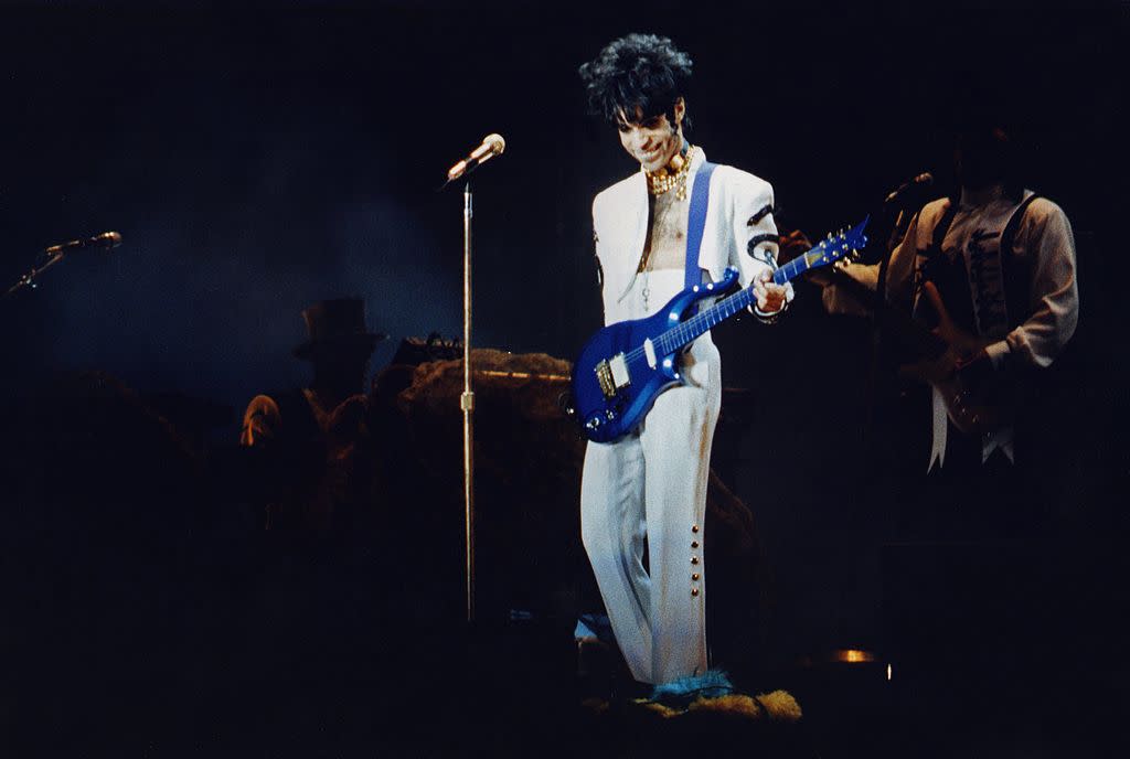 Prince Performs At Meadowbank Stadium Edinburgh In 1993