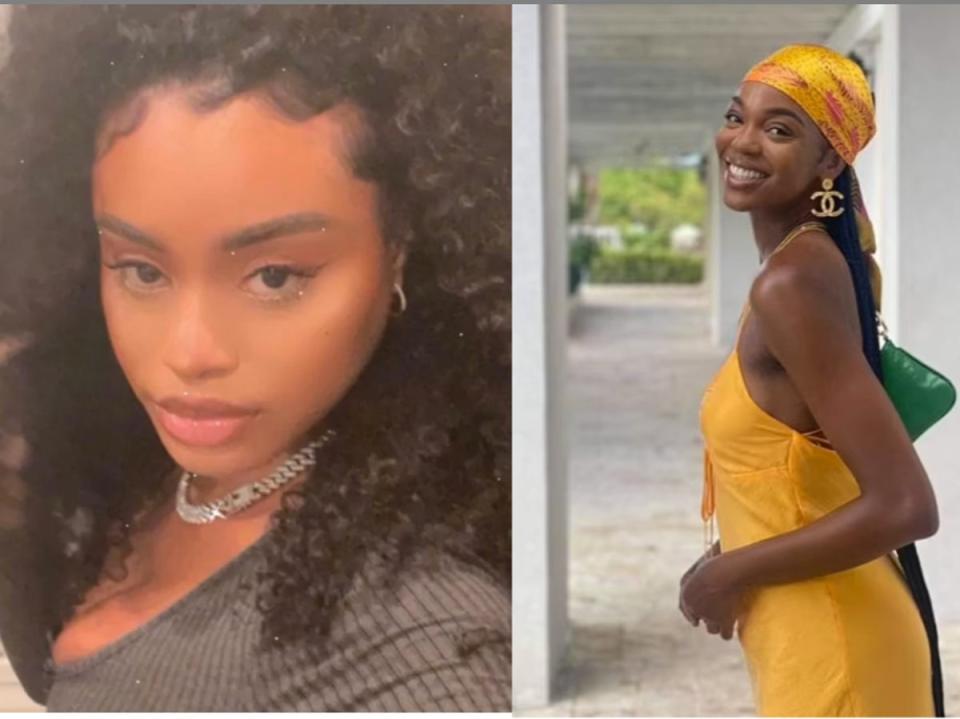 Maleesa Mooney, 31, left, and Nichole ‘Nikki’ Coats, 32,  both aspiring models, were found dead in Los Angeles only three miles and two days apart (Jourdin Pauline/Instagram & Nikki Coats/Facebook)