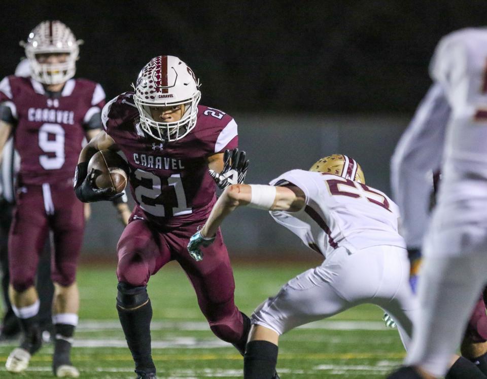 Caravel's Craig Miller is the Offensive Player of the Year in Class 2A-3.