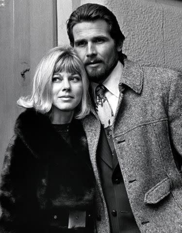 <p>Ron Galella/Ron Galella Collection/Getty</p> Jane Cameron Agee and James Brolin at an event in New York City on March 1, 1971.