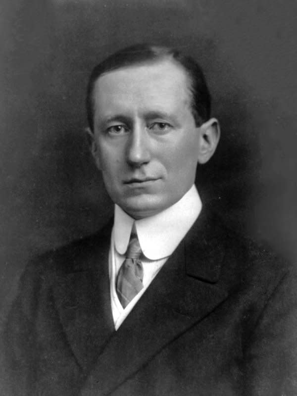 In 1901, Italian physicist and radio pioneer Guglielmo Marconi, pictured in 1908, sent the first radio transmission across the Atlantic Ocean. File Photo courtesy the Pach Brothers