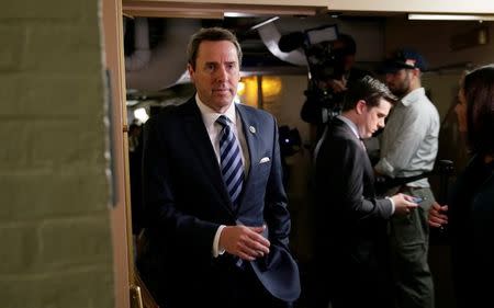 FILE PHOTO: U.S. Representative Mark Walker (R-NC) arrives at the U.S. Capitol for a House meeting before an expected vote to repeal Obamacare in Washington, U.S., May 4, 2017. REUTERS/Kevin Lamarque