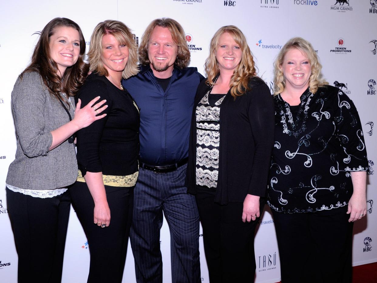 Robyn Brown, Meri Brown, Kody Brown, Christine Brown and Janelle Brown from "Sister Wives."