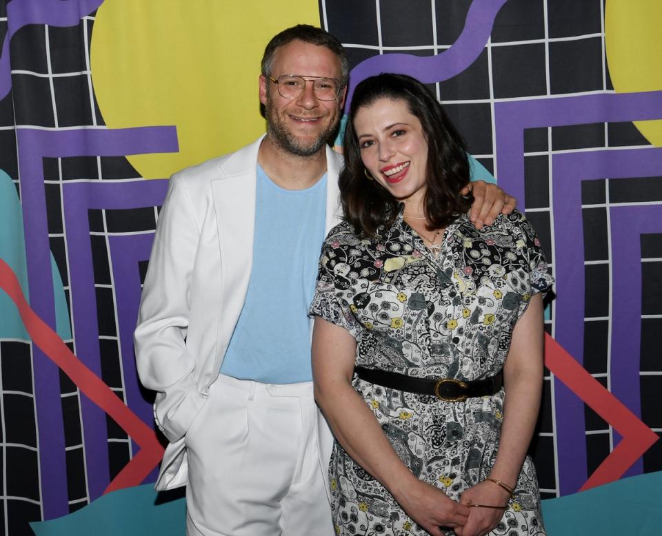 Seth Rogen and Lauren Miller (Getty Images for HFC)