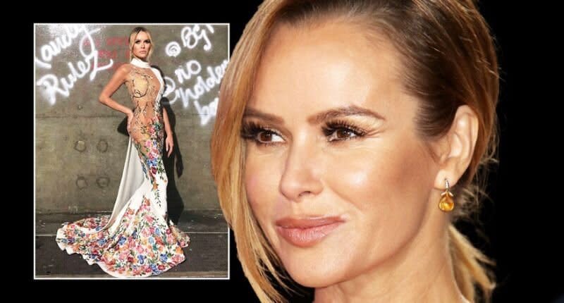 Amanda Holden wore a revealing gown for last night's episode of 'Britain's Got Talent'. Photo: Getty