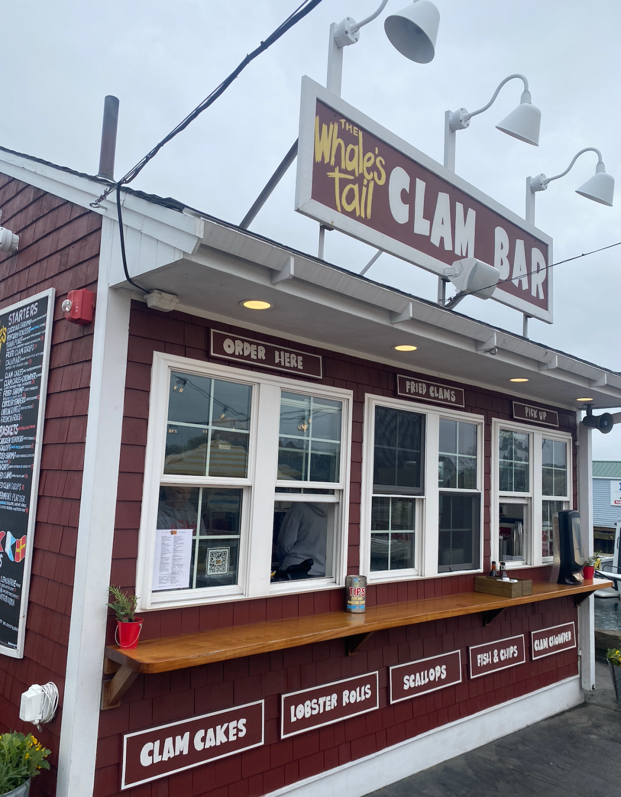 The Whale Tail Clam Bar reopens on Pier 3 on May 3.