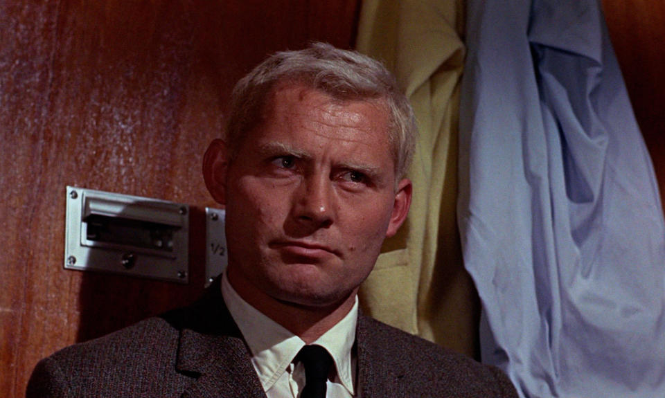 Before he was Quint in Jaws, Robert Shaw lit up the screen as the deadly Red Grant in 1963's From Russia With Love. (Alamy)