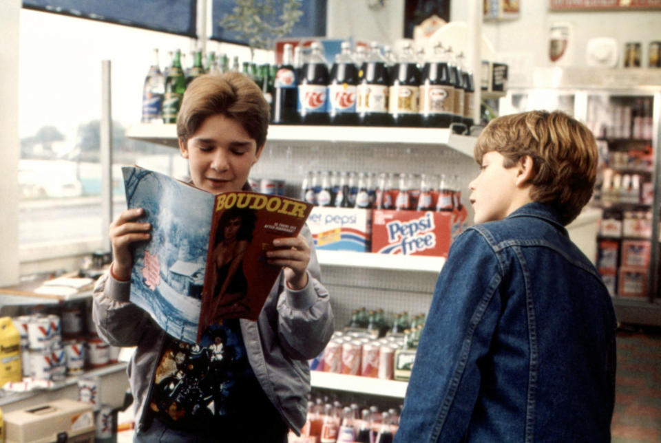 him in a corner store in a scene