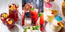 <p>Whether you're interested in reducing your alcohol intake, or fancy switching your <a href="https://www.delish.com/uk/cocktails-drinks/" rel="nofollow noopener" target="_blank" data-ylk="slk:drinks;elm:context_link;itc:0;sec:content-canvas" class="link ">drinks</a> repertoire up, having a selection of go-to mocktail recipes is always a good idea. We're talking <a href="https://www.delish.com/uk/cocktails-drinks/a33333249/blackberry-virgin-mojito-recipe/" rel="nofollow noopener" target="_blank" data-ylk="slk:Blackberry Virgin Mojitos;elm:context_link;itc:0;sec:content-canvas" class="link ">Blackberry Virgin Mojitos</a>, <a href="https://www.delish.com/uk/cocktails-drinks/a33333284/virgin-cranberry-basil-sangria-recipe/" rel="nofollow noopener" target="_blank" data-ylk="slk:Virgin Cranberry Basil Sangria;elm:context_link;itc:0;sec:content-canvas" class="link ">Virgin Cranberry Basil Sangria</a> and glasses and glasses of <a href="https://www.delish.com/uk/cocktails-drinks/a33333195/easy-homemade-lemonade-recipe/" rel="nofollow noopener" target="_blank" data-ylk="slk:Homemade Lemonade;elm:context_link;itc:0;sec:content-canvas" class="link ">Homemade Lemonade</a> (it doesn't always need to replicate a tipple). </p><p>And with <a href="https://www.delish.com/uk/cocktails-drinks/g35118174/dry-january-tips/" rel="nofollow noopener" target="_blank" data-ylk="slk:Dry Jan;elm:context_link;itc:0;sec:content-canvas" class="link ">Dry Jan</a> well and truly on its way, there's no better time to brush up on your mocktail making skills. </p><p>For some non-alcoholic inspo, check out 15 of our favourite mocktail and lemonade recipes now (we're positive they won't disappoint). </p>