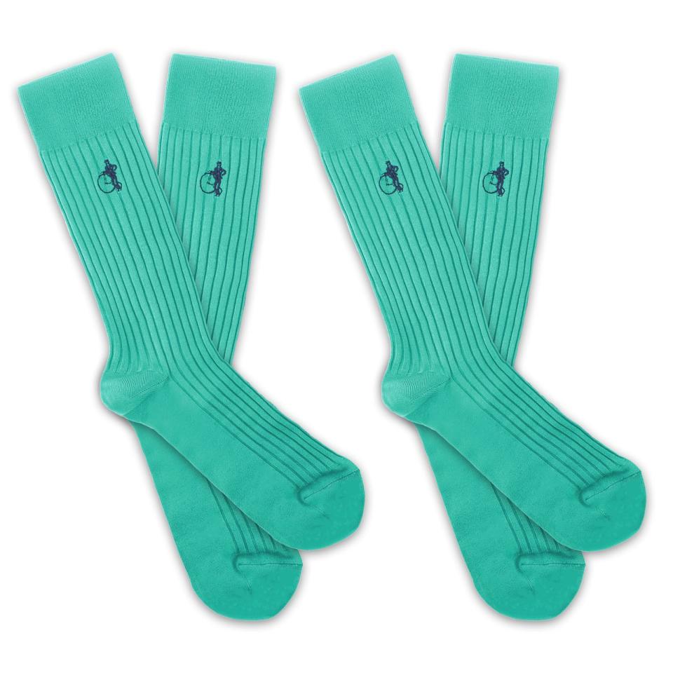 <p><a href="https://go.redirectingat.com?id=74968X1596630&url=https%3A%2F%2Flondonsockcompany.com%2Fproduct%2Fsimply-sartorial-2-pair-aqua%2F&sref=https%3A%2F%2Fwww.menshealth.com%2Ftechnology-gear%2Fg19521968%2Fcool-gifts-for-dad%2F" rel="nofollow noopener" target="_blank" data-ylk="slk:Shop Now;elm:context_link;itc:0;sec:content-canvas" class="link ">Shop Now</a></p><p>Simply Sartorial Socks</p><p>londonsockcompany.com</p><p>$39.00</p>