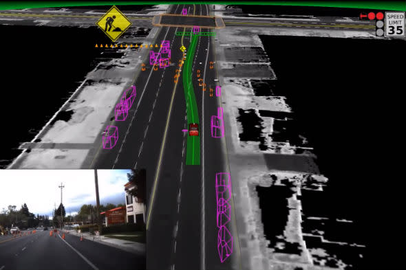 How autonomous vehicles see the world