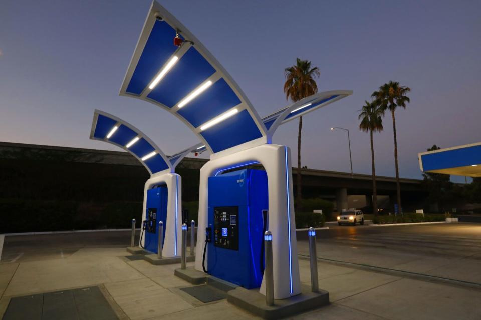 A True Zero hydrogen stations in Aliso Viejo, which opened in June 2021.