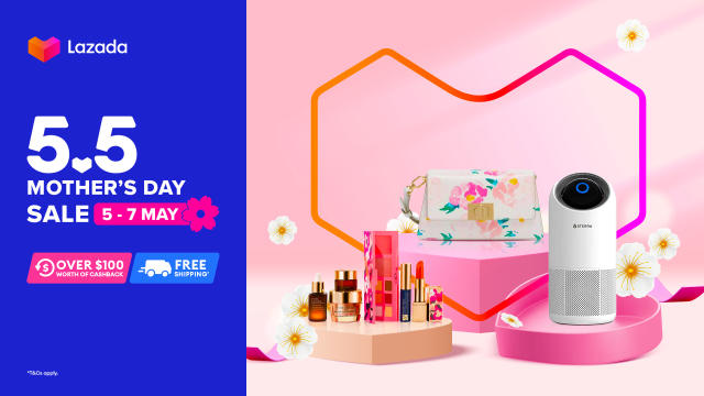 Lazada Singapore 5.5 Mother&#x002019;s Day sale.