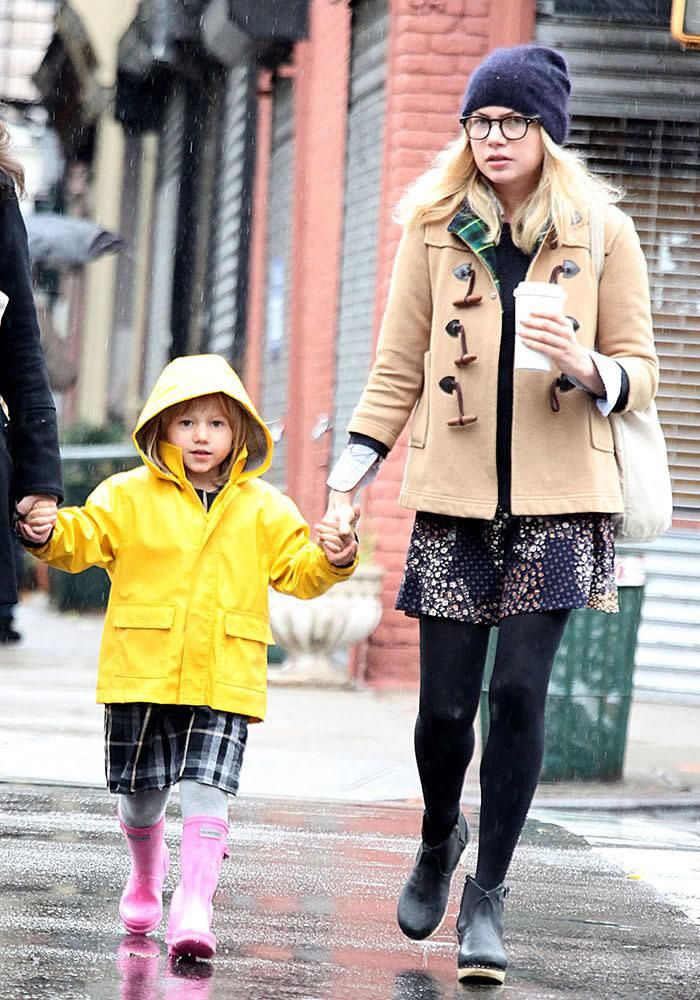 Michelle with Matilda in 2009. Source: Getty Images.