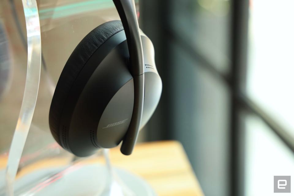 A closer look at Bose's new noise-cancelling headphones.