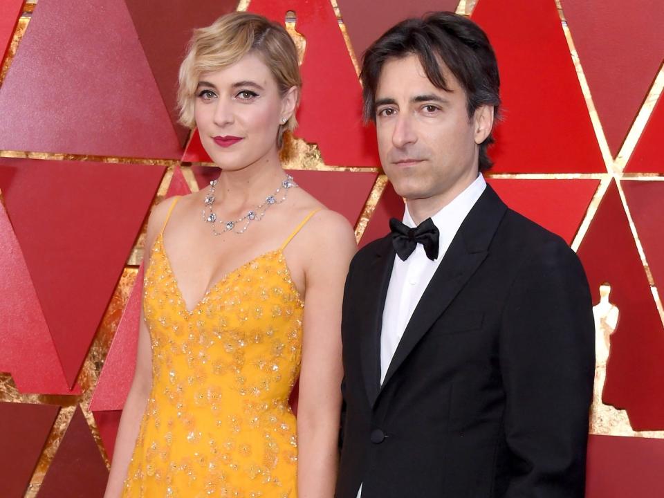 Greta Gerwig and Noah Baumbach Oscars 2018