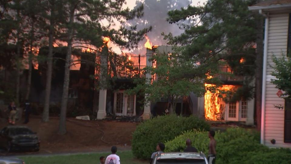 Clayton County firefighters were called to The Ashford at Stoneridge Apartments on Flat Shoals Road just after 7 p.m.