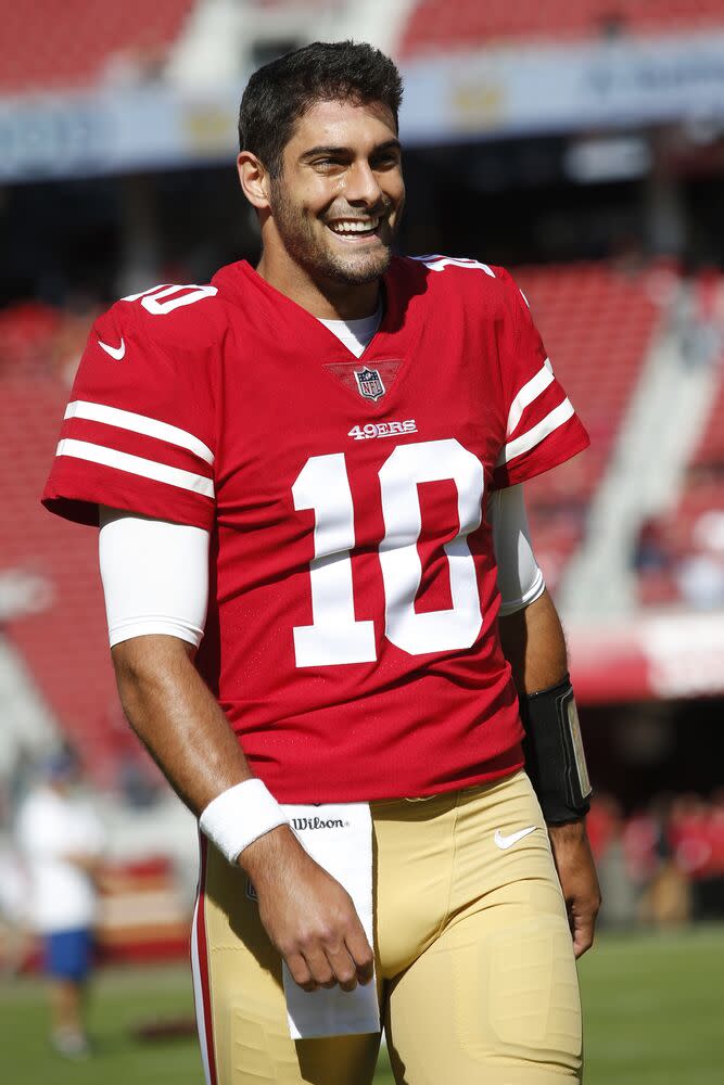 Jimmy Garoppolo | Michael Zagaris/San Francisco 49ers/Getty Images