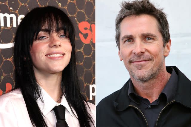 <p>Tommaso Boddi/Getty Images; Robin L Marshall/Getty Images</p> Billie Eilish and Christian Bale