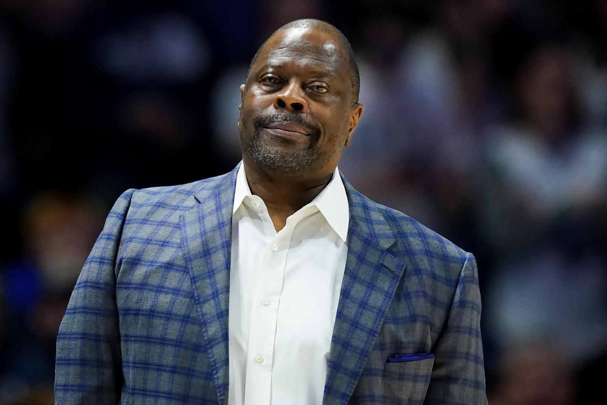 Patrick Ewing's Hoyas picked up their first Big East win since 2021 on Tuesday. (Dylan Buell/Getty Images)