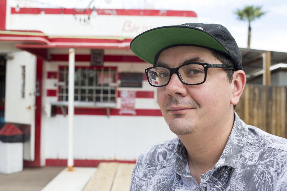 Portrait of chef Michael Babcock of Welcome Diner located on 924 E. Roosevelt Street in Phoenix, Az.