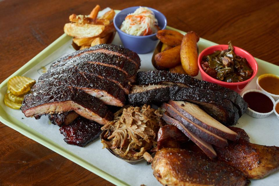 This Father's Day, Tropical Smokehouse will offer several specials including their Family Combo Meal which features a half pound of prime brisket, a half farm chicken, one Cajun gator sausage, three bones Duroc pork spare rib, black beans, golden rice,  yuca and sweet plantains.