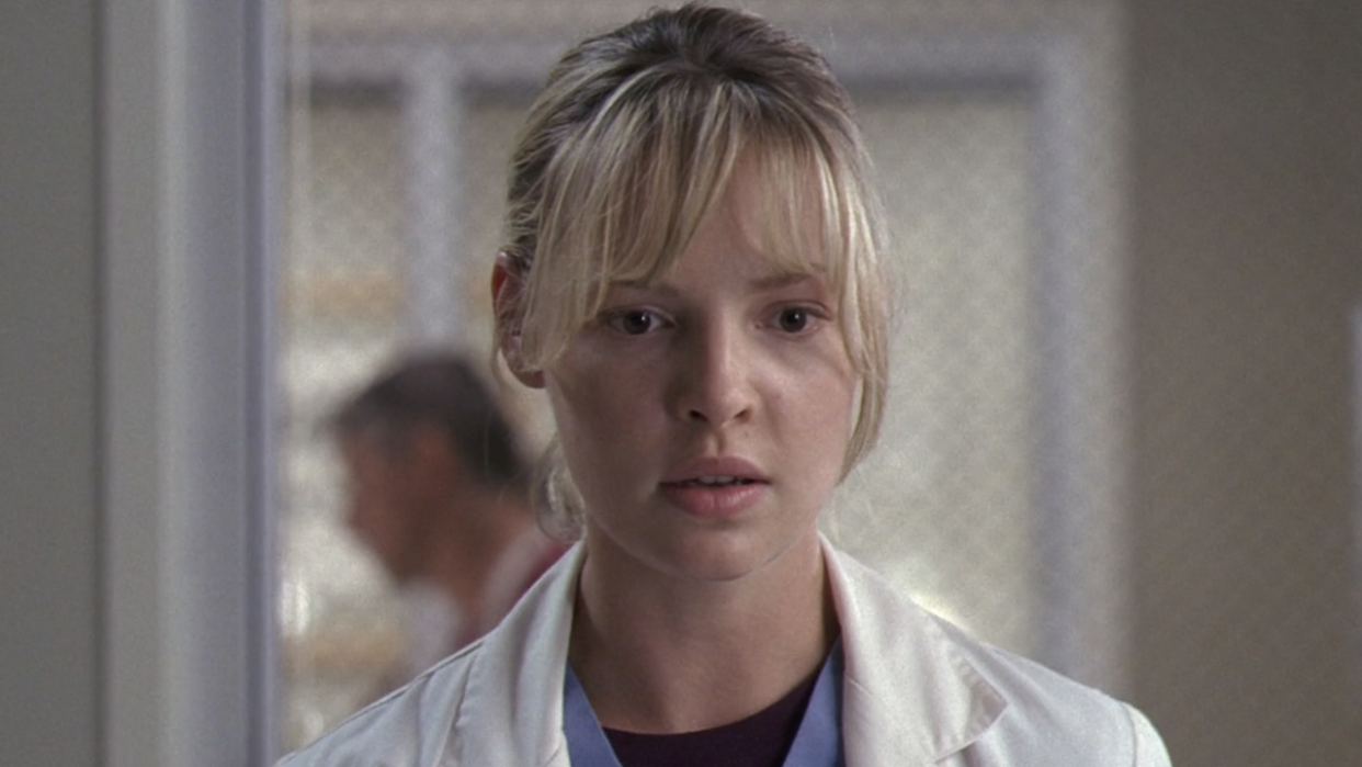  Katherine Heigl in episode 3 of Grey's Anatomy Season 1. 