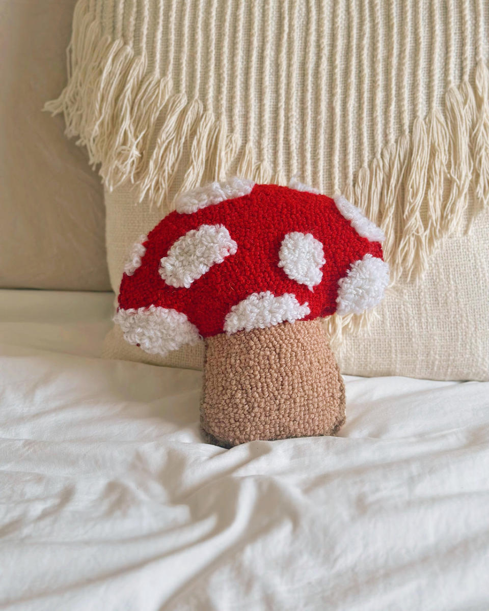 <p><a href="https://go.redirectingat.com?id=74968X1596630&url=https%3A%2F%2Fwww.bando.com%2Fproducts%2Fmushroom-shaped-hook-pillow&sref=https%3A%2F%2Fwww.goodhousekeeping.com%2Fhome-products%2Fg45758008%2Fbest-throw-pillows%2F" rel="nofollow noopener" target="_blank" data-ylk="slk:Shop Now;elm:context_link;itc:0;sec:content-canvas" class="link ">Shop Now</a></p><p>Mushroom-Shaped Pillow</p><p>bando.com</p><p>$28.00</p>