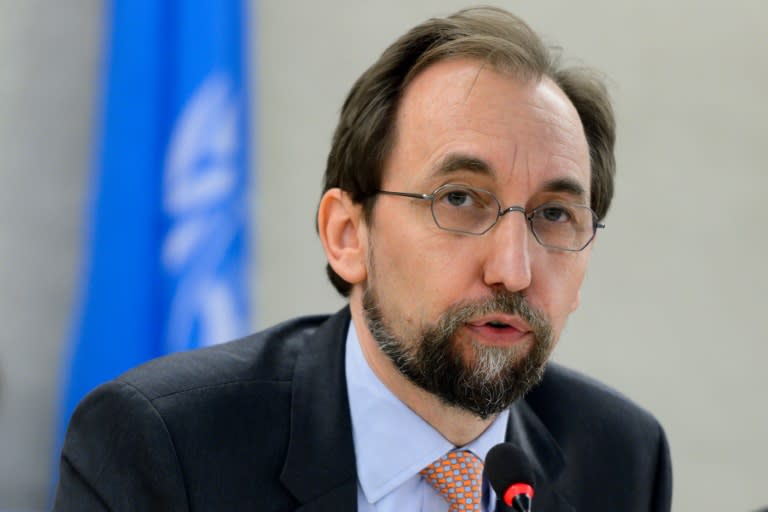 United Nations High Commissioner for Human Rights Zeid Ra'ad Al Hussein said the international community had been "failing the long-suffering people of Syria"