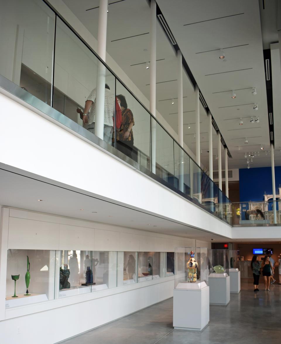 The 5,500-square-foot pavilion also serves as a reception lobby for the Historic Asolo Theater, which is inside the Visitors Center.