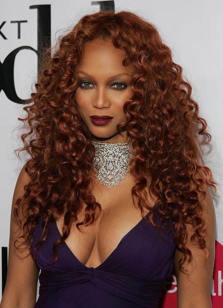 red hair color ideas tyra banks