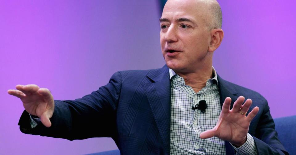 Amazon CEO Jeff Bezos. Peter Foley | Bloomberg | Getty Images.