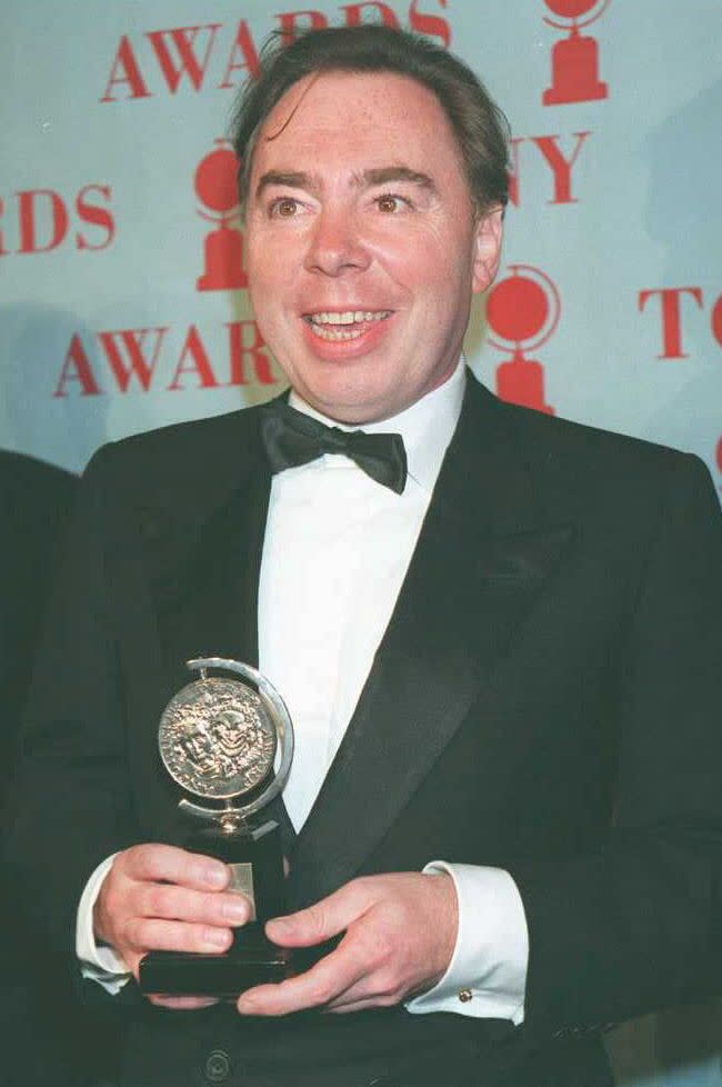 Sir Andrew Lloyd Webber poses for photographers af