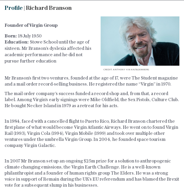 Profile | Richard Branson