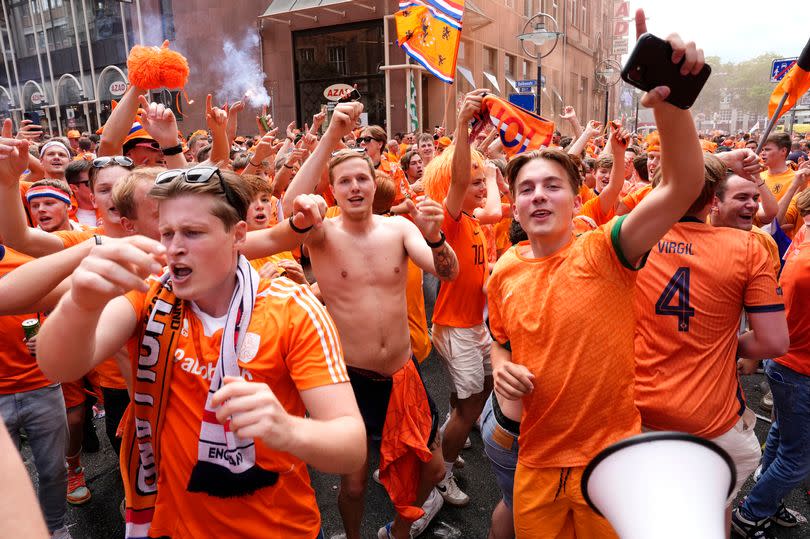 Netherlands fans generated an incredible atmosphere ahead of the Euros 2024 semi-final