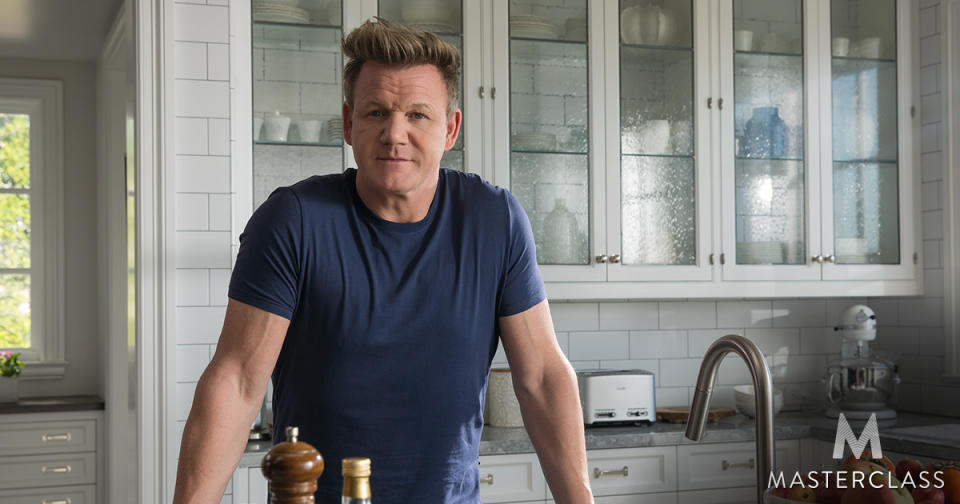 Gordon Ramsay for MasterClass - Credit: MasterClass.