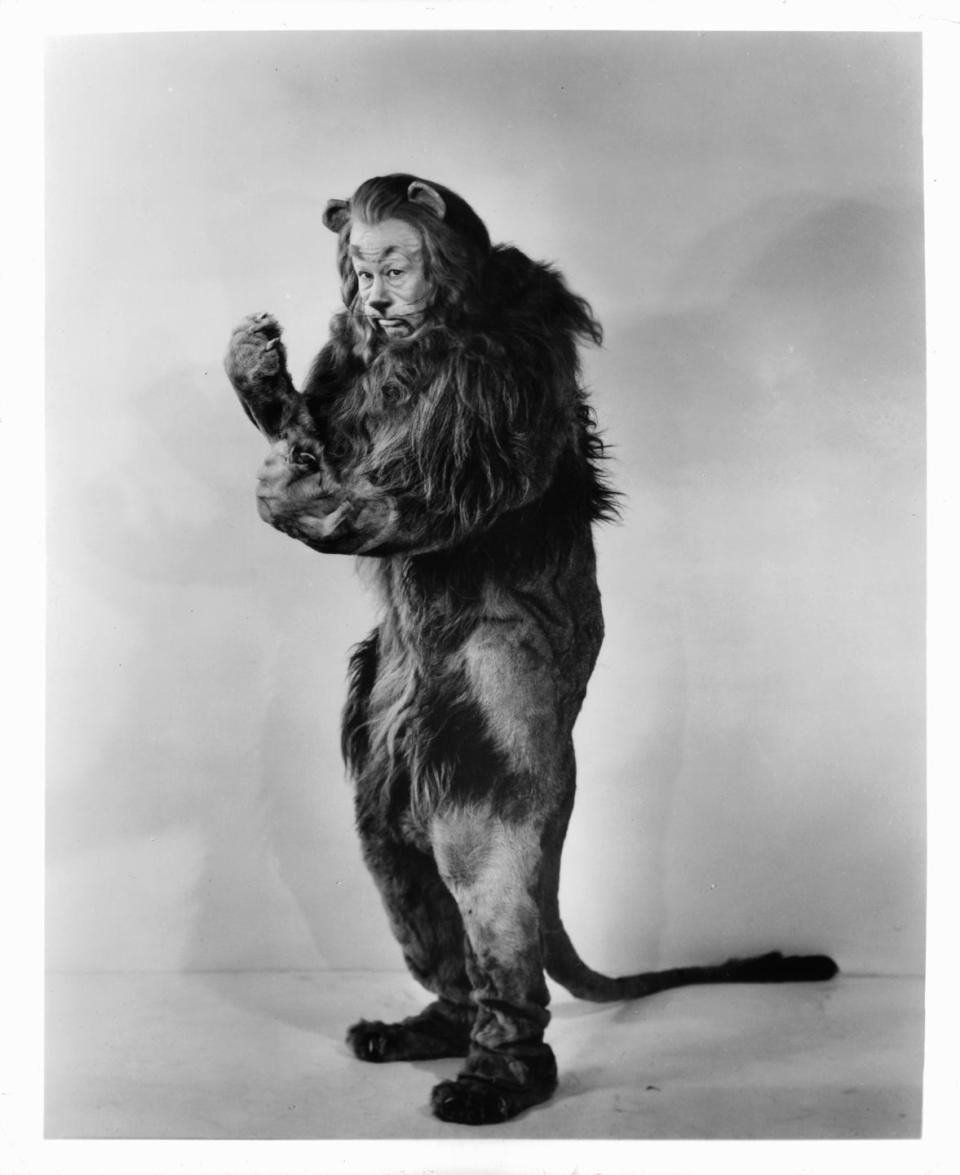 31) The Cowardly Lion's costume was made of lion pelts.