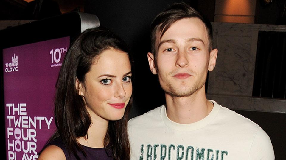 Kaya Scodelario and Elliott Tittensor at a party in 2013