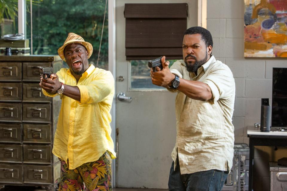 <p>Und noch eine Fortsetzung: ‘Ride Along 2: Next Level Miami’ mit Ice Cube und Kevin Hart kam leider nicht gut an. Die Buddykomödie wird auf ‘Metacritic’ mit 32 von 100 Punkten bestraft. Schon der erste Teil war mit 41 Punkten kein Knaller. (Foto: ActionPress) </p>