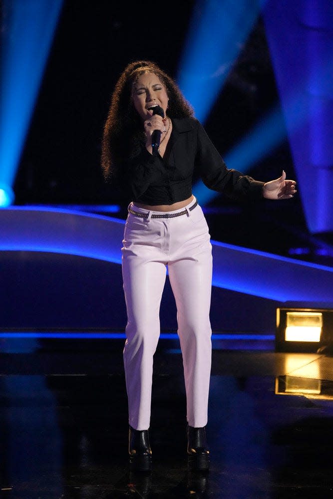 Serenity Arce, 17, of Jupiter advanced to the live performances on The Voice.