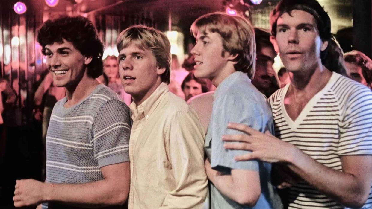 From left, Paul Land, Perry Lang, David Knell and Steve Bassett star in the 1983 comedy "Spring Break."